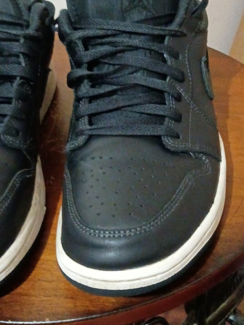 Nike Air Jordan 1 SE Low Black Elephant Mens Size 9 FB9907-001 Sneakers Shoes - Picture 8 of 13